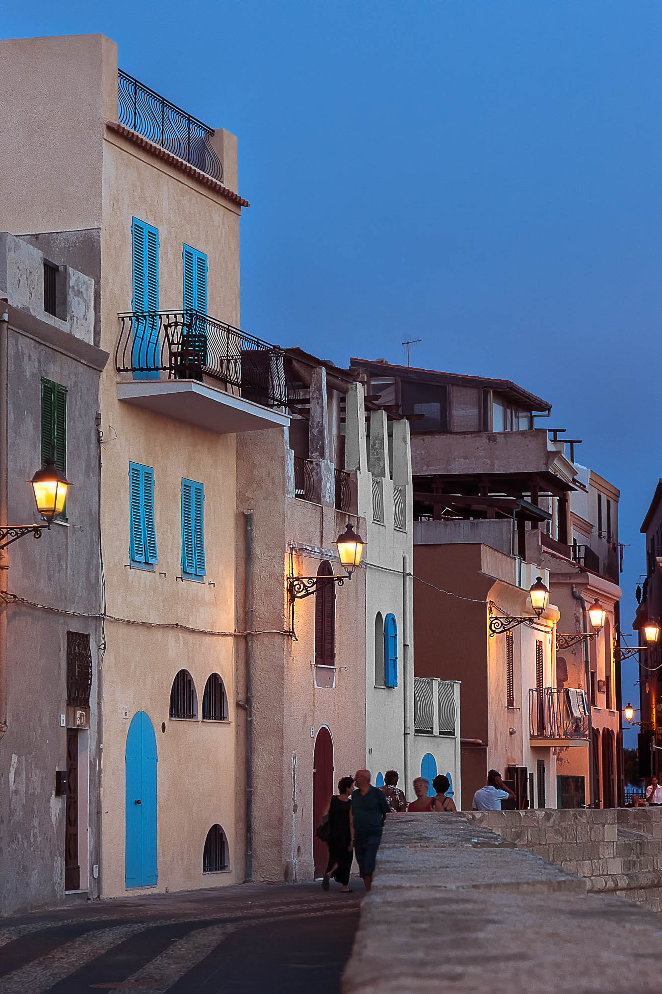 Alghero after sunset